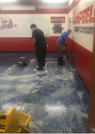 Before and After Floor Stripping and Waxing Services in Parsippany, NY (1)